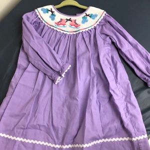Smocked Ice skating dress